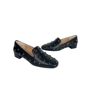Jon Josef Pandora Star Loafers Black Leather Slip On Spain Sz 9